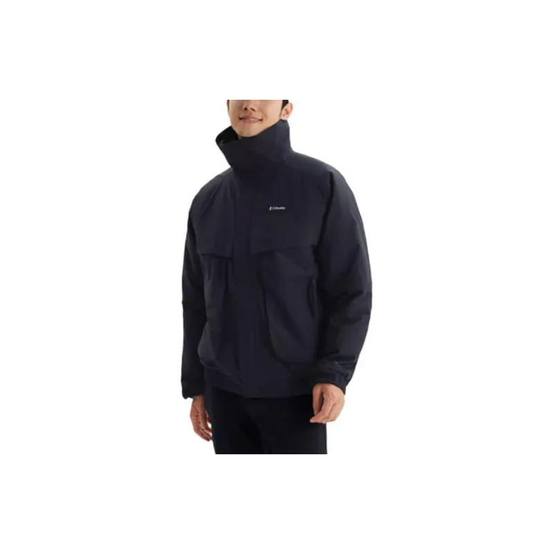 Columbia Hiking Waterproof, Thermal, And Rainproof Windbreaker Jacket Women's Black-1
