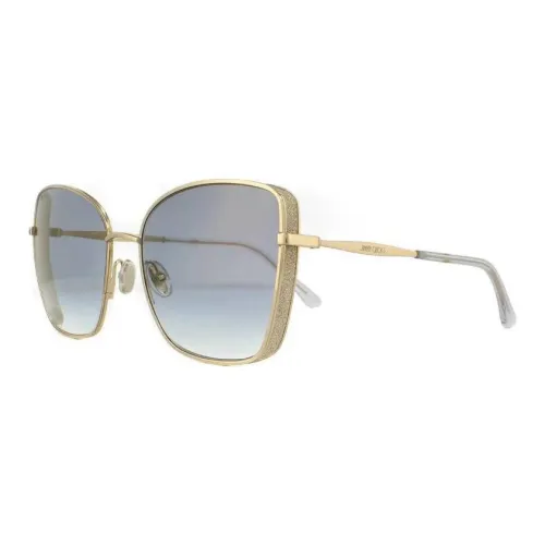 Jimmy Choo Metal Butterfly Sunglasses Women's Gold