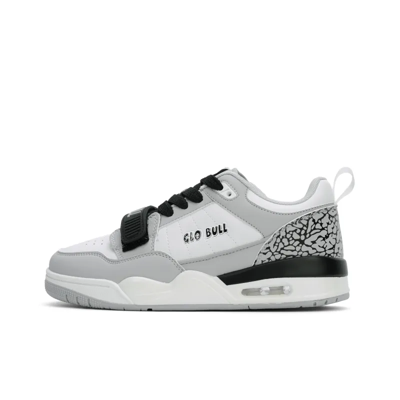 GLO BULL Skateboard Shoes Unisex Low Top Black-48
