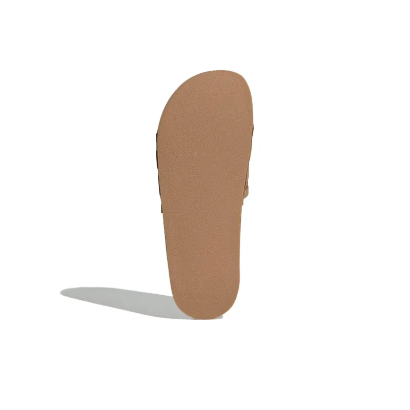 Adidas Adilette Suede Slides Brown Desert Gum-4