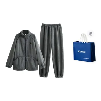 Floating Light Islands Pajama Set Shopping Bag Men's Light Blue