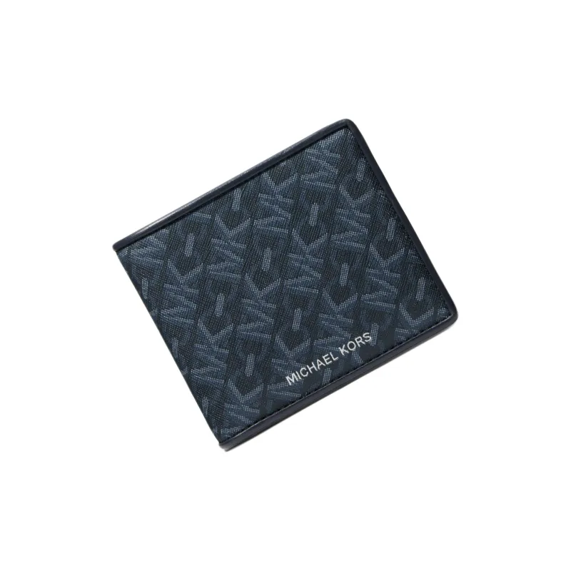 MICHAEL KORS Hudson Artificial Leather Wallet Men's Dark Blue-2