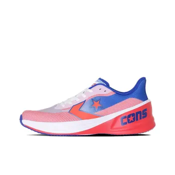 Converse Cons Anti Slip Wear Resistant Low Top Running Shoes Unisex Red White Blue