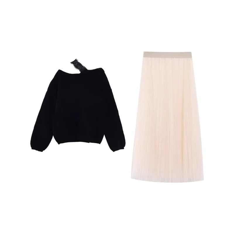 BVODE Two Piece Skirt Sets Women's-1