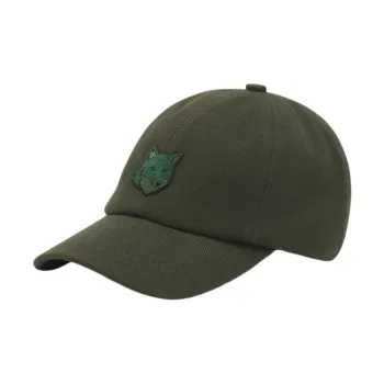 Maison Kitsune Fox Head Embroidered Baseball Cap