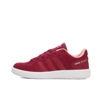 Adidas Cloudfoam All Court Anti-Slip Wear-Resistant Low-Top Tennis Shoes Women's Red