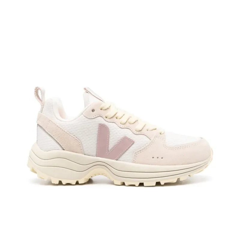 VEJA Venturi Suede Lace Up 'White Beige Rose'-1