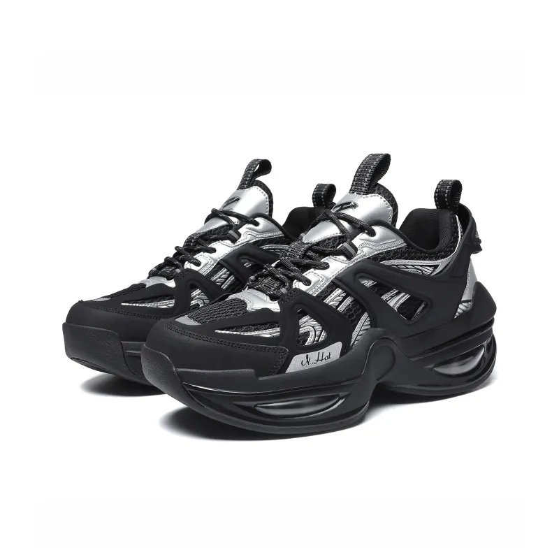 N·HOT Cushioning Breathable Height Increasing Mid-Top Chunky Sneakers Men's-10
