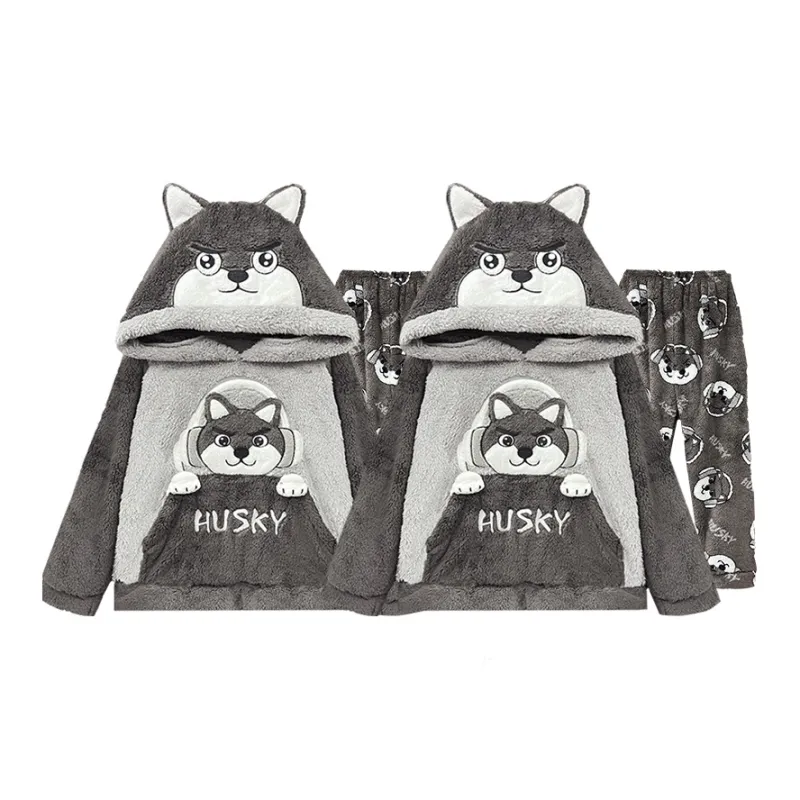 Qiao Ni Tong Unisex Pajama Sets-0