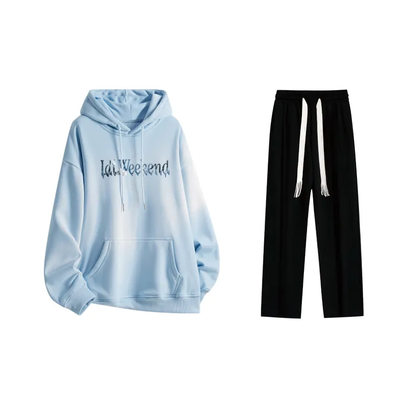 LA'T.WEEKEND Sweatshirt Set Unisex-23