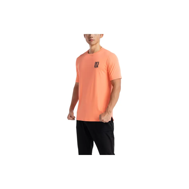 DECATHLON DOMYOS T Shirt Men's Vibrant Orange-1