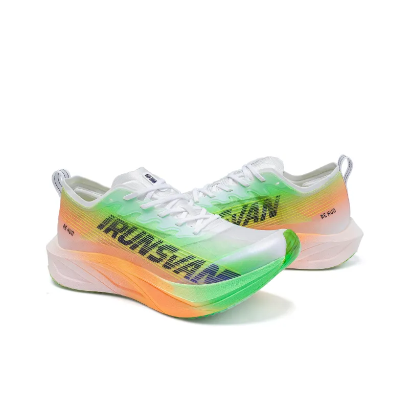 IRUNSVAN Low-Top Running Shoes Unisex Cantaloupe-Orange Light-3
