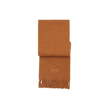 COACH Alpaca Knit Scarves Unisex Orange