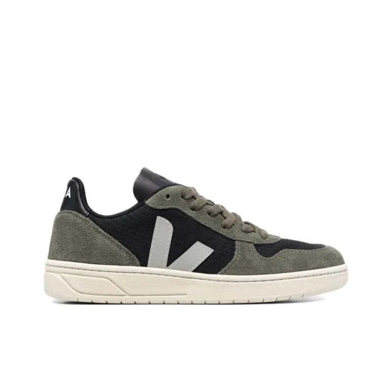 VEJA V-10 Ripstop Black Oxford Grey Mud-1