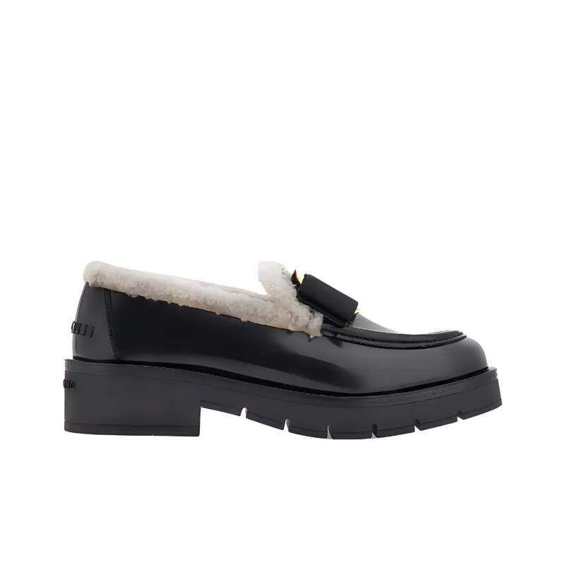 FERRAGAMO Vara Loafers Women's Black-1