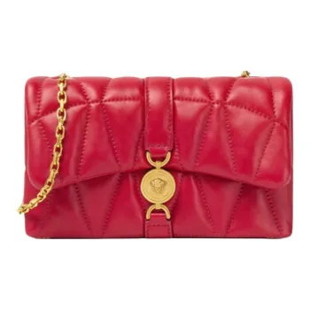 FANSIZHE Lambskin Shoulder Bag, Crossbody Bag Mini Women's Red