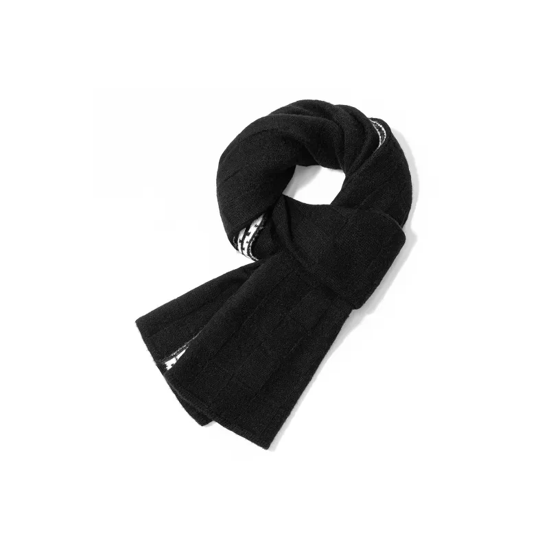 Shanghai Story 100% Sheep Wool Knit Scarves Unisex Multiple Colors-8
