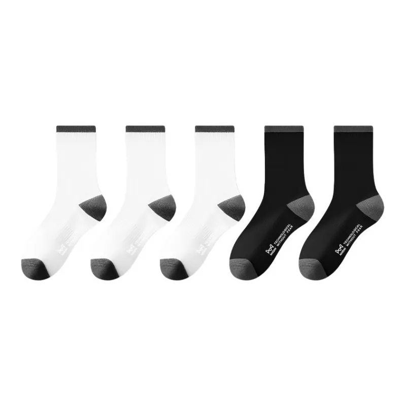 MIIOW Knee High Socks Men's 5 Pack-8