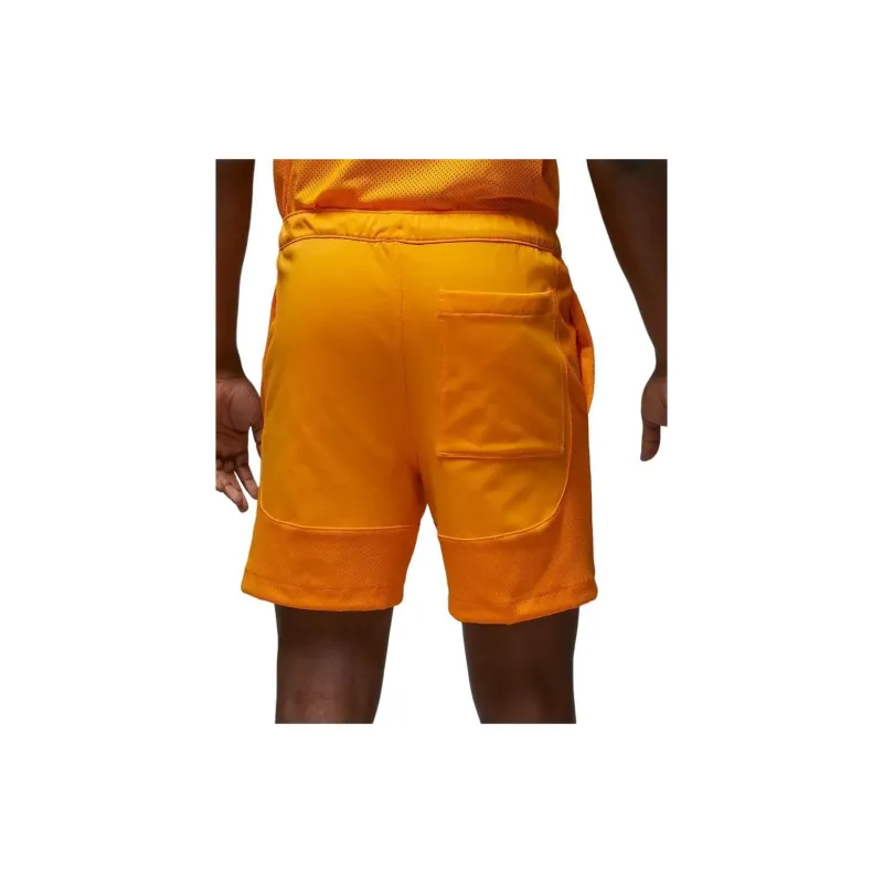 Jordan Flight MVP Mesh Casual Shorts Men Orange-3