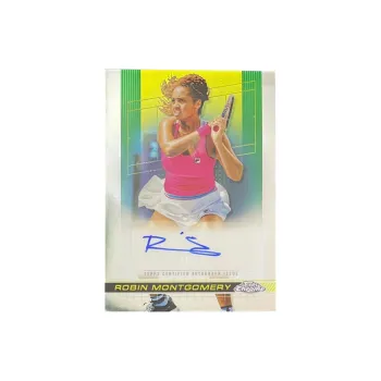 Topps 2024 Chrome Tennis, Montgomery, Signature, Tennis Star Card, Card Product Pass Sports Cards 1 Pc
