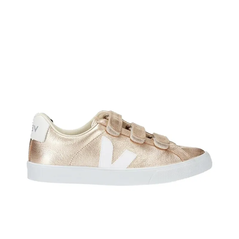 VEJA Skateboard Shoes Women's Low Top Gold-1