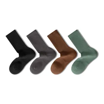 AUGUST Mid Calf Socks Men's 4 Pack
