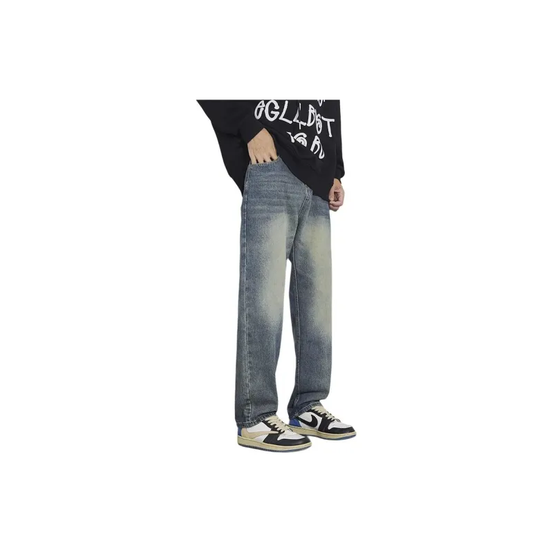 IJRJ Jeans Unisex Vintage Blue-3