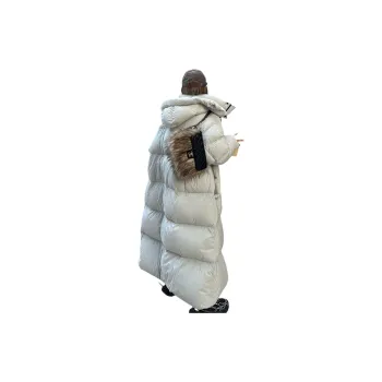 Flowers In Water Puffer Jacket Women's