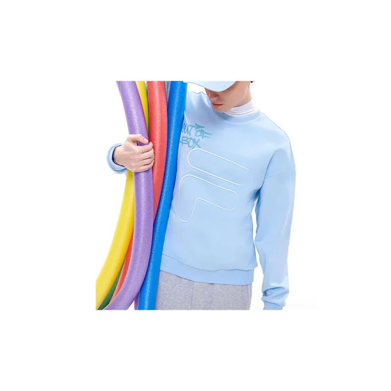 FILA FUSION TOKYO STUKIO Sweatshirts Unisex Narcissus Blue-2