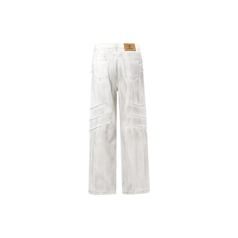 FUERZA Jeans Unisex White-1