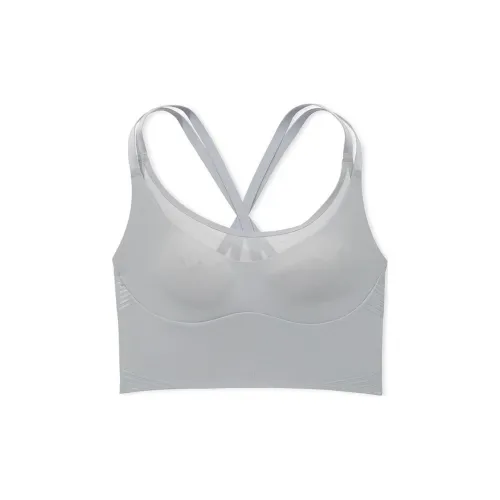 Victoria's Secret VSX Elevate Refined Contours Longline Bra/Sterling Bra Women's Gray