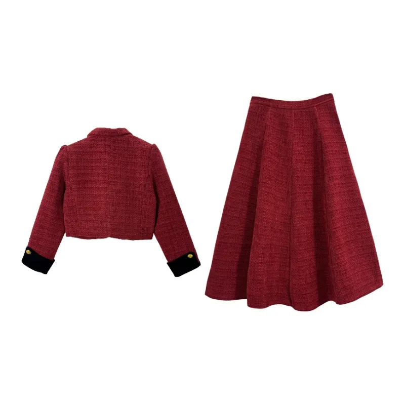 OZVO Two Piece Skirt Sets Women's-1