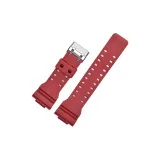 Matte Dark Red with Silver Buckle