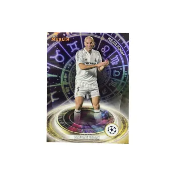 Topps UEFA Merlin Teca France Real Madrid Juventus Zidane Zizou Player Card Product Access Sports Cards 1 Pc