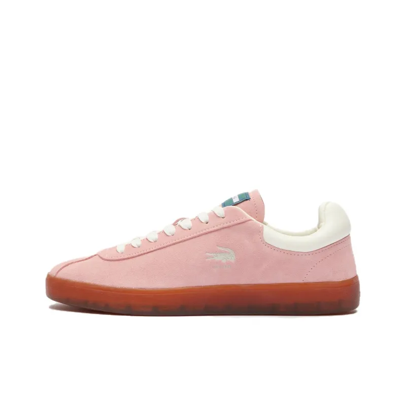 LACOSTE Low-Top Skateboard Shoes Unisex Pink-0