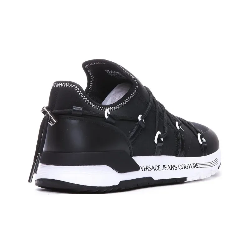 VERSACE JEANS Couture Low Top Casual Shoes Men's Black-3