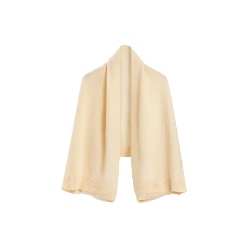 Shanghai Story Sheep Wool Shawls Women's 3 Colors, Khaki-2