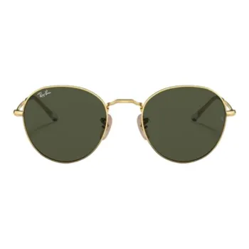 RayBan Crystal Round Sunglasses Women's Gold