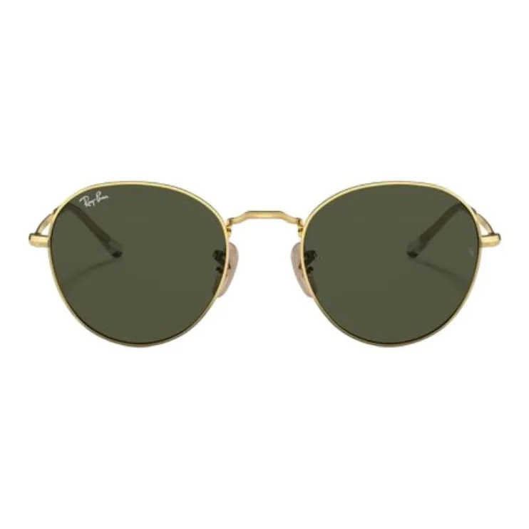 RayBan Crystal Round Sunglasses Women's Gold-0