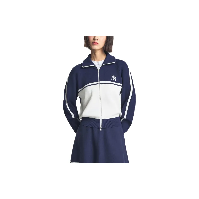 MLB VarsityNew York Yankees Jackets & Coats Women's Light Navy Blue-2