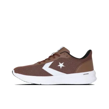 Converse Anti Slip Wear Resistant Low Top Running Shoes Unisex Brown White
