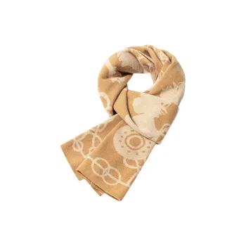 Shanghai Story 100% Sheep Wool Knit Scarves Unisex Multiple Colors