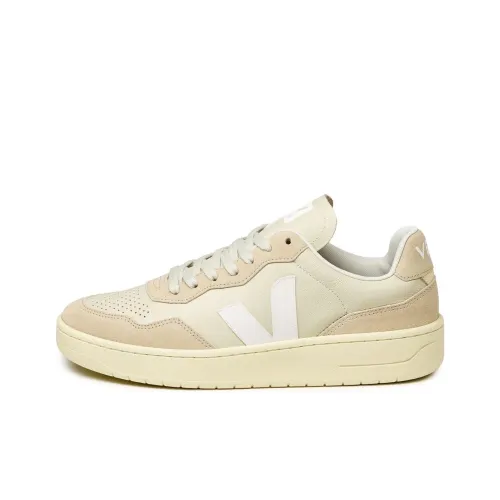 VEJA V-90 Panelled Low-top Suede Sneakers