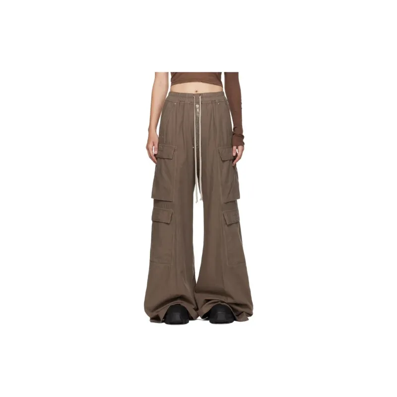 Rick Owens DRKSHDW Cargo Pants Men's Mud Gray-4