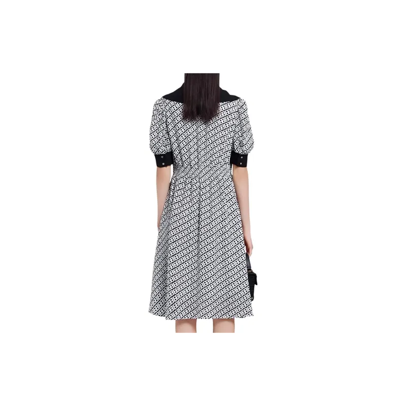 BESIONIA SS22 Short Sleeved Dresses Women's Black-2