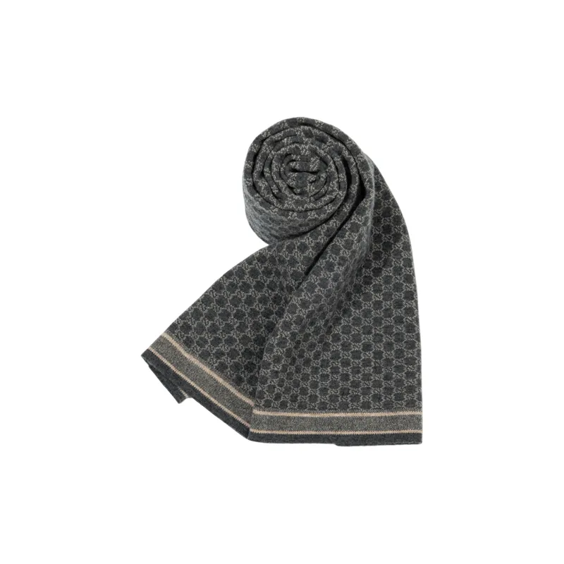 Shanghai Story 100% Sheep Wool Knit Scarves Unisex Multiple Colors-36