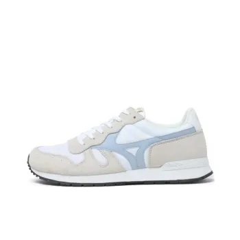 Mizuno Anti Slip Wear Resistant Low Top Running Shoes Unisex White Gray Blue