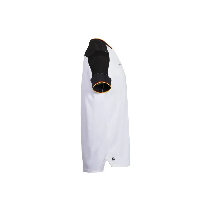 DECATHLON KIPSTA FF500 Soccer Jerseys Men's Snow/Black-2
