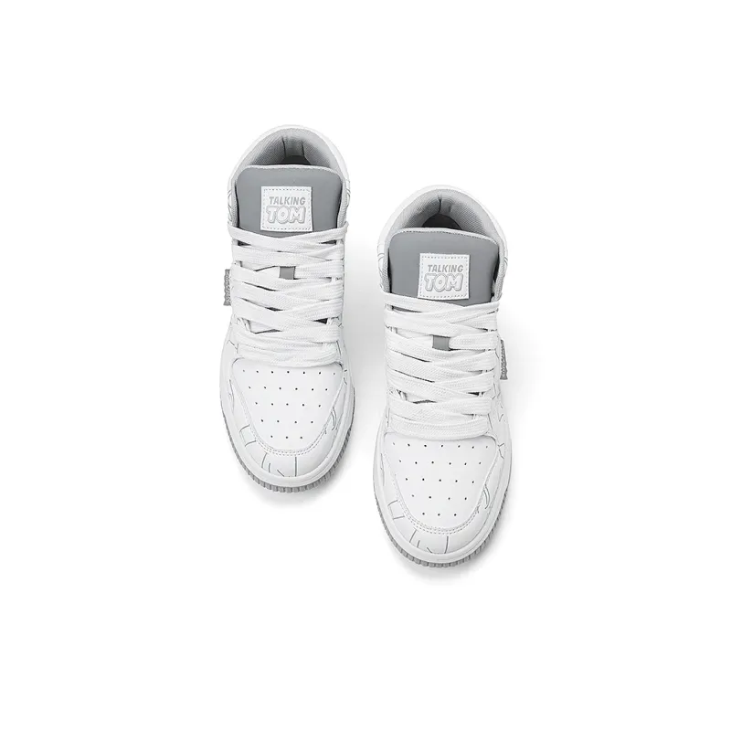 TALKING TOM Coverage Warm Slip-Resistant Cushioning Wear-Resistant Mid-Top Skateboard Shoes Unisex-3