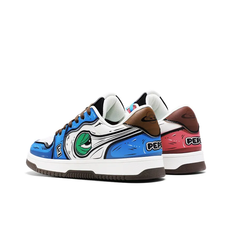 Pepe The Frog Cushioned Wear-Resistant Breathable Low-Top Skateboard Shoes Unisex-18